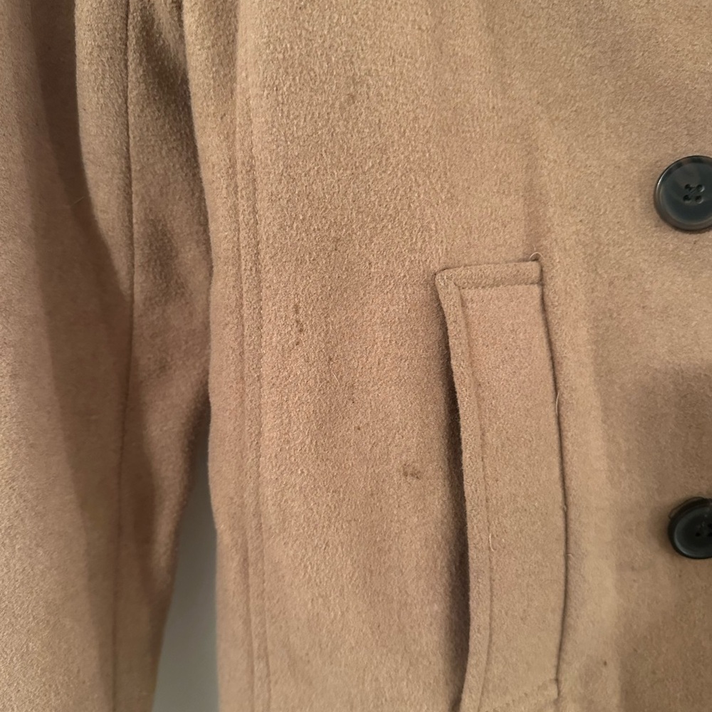 Women’s Old Navy Camel Wool Blend‎ Peacoat Jacket - Size M - Picture 3 of 8